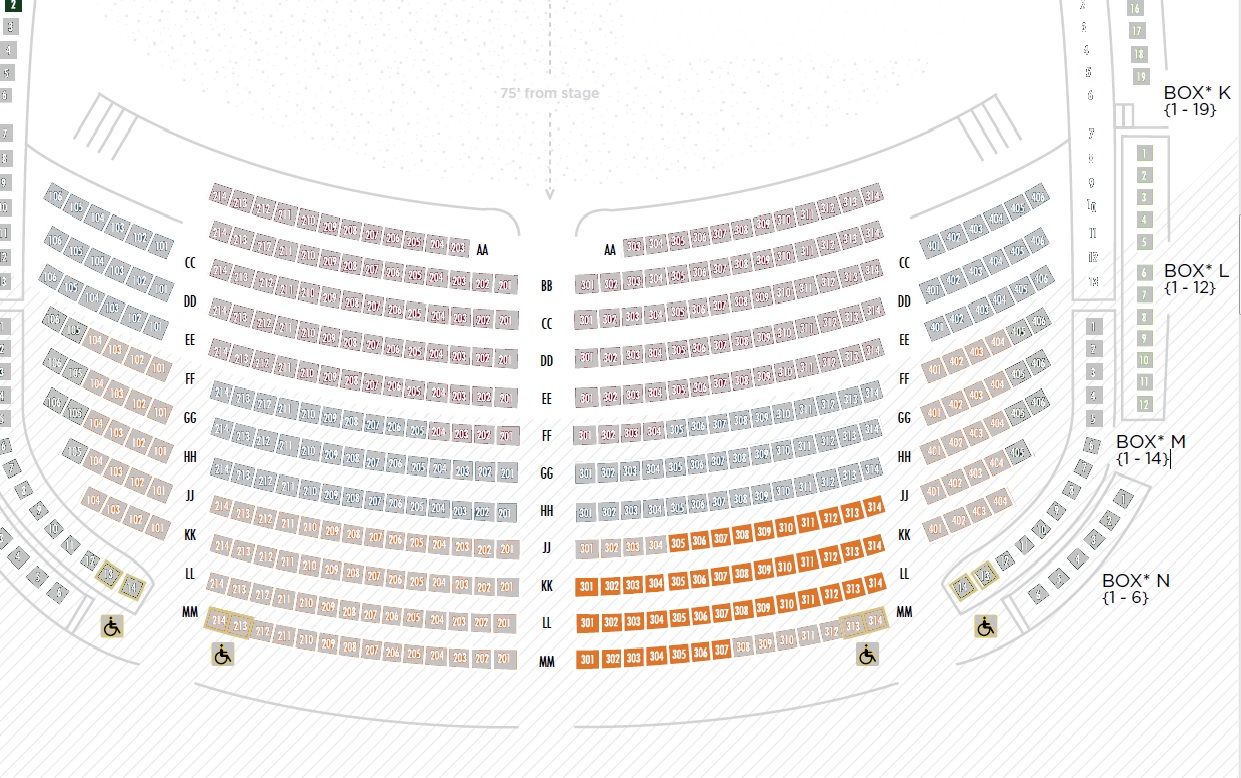 Ordway Seating Chart